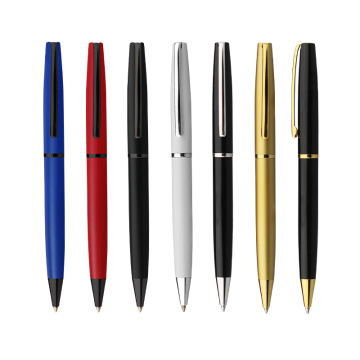 Promotional business gift gold metal pen office school stationery advertising ball pen with custom logo